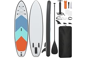 MAEMTTES 10'4" Inflatable Paddle Board, Extra Wide Stand Up Paddle Board Non-Slip Comfort Ultra-Light Sup Board with Premium Accessories for Adults & Youth…