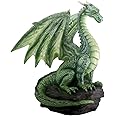SUMMIT COLLECTION Green Dragon on Rock Fantasy Figurine