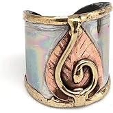 Anju Jewelry Mixed Metal Cuff Ring