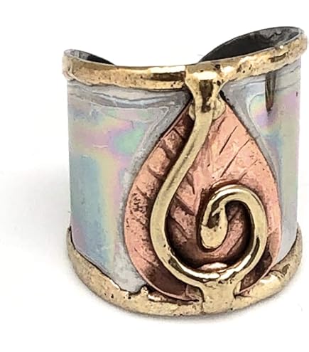 Amazon.com: Anju Jewelry Janya Collection Mixed Metal Cuff