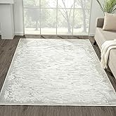 LUXE WEAVERS Artistic Textured Metallic Area Rug,Cream,8'X10'