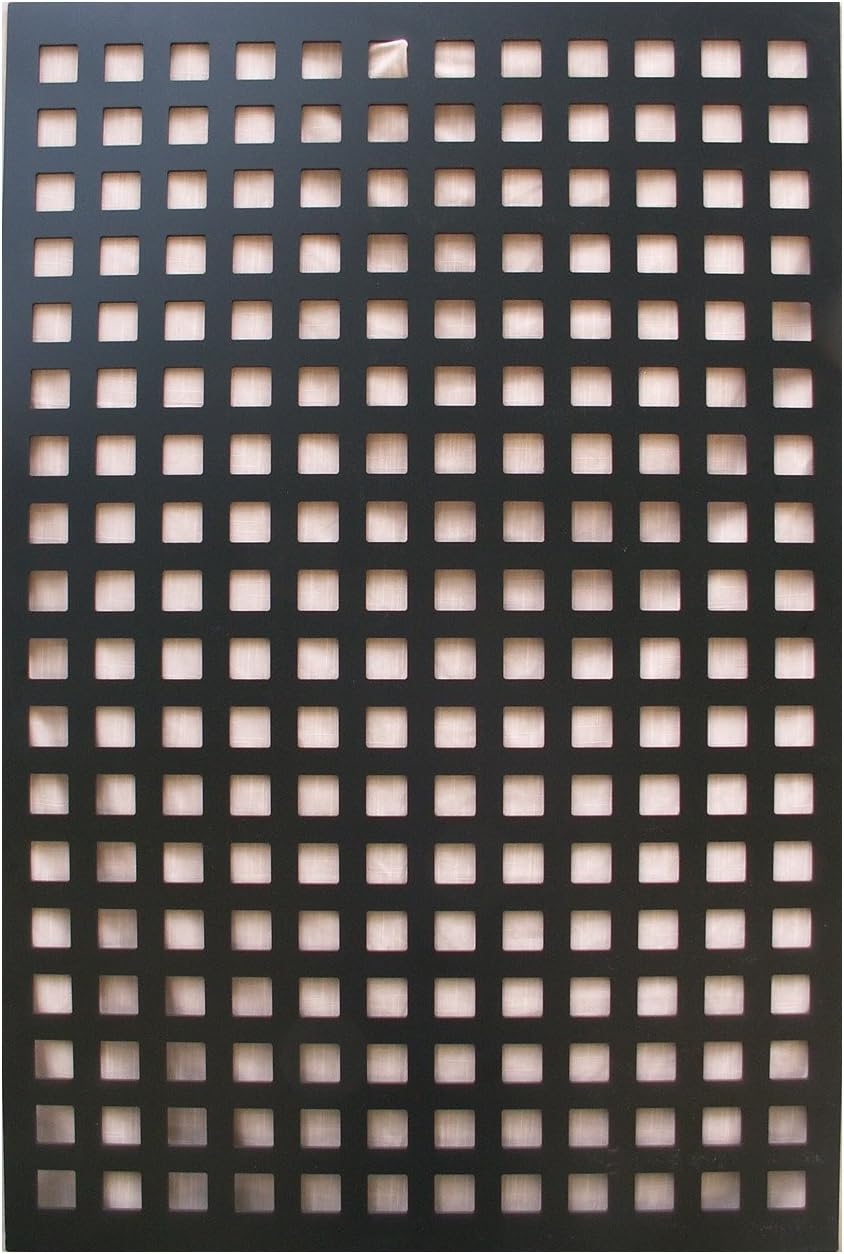 Acurio Square Black Vinyl Lattice Decorative Privacy Panel Amazon Ca Patio Lawn Garden