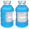 MEDMAX Insulin Via Bottle Protector Case for Diabetic, Silicone Protective Sleeve Holder for Most 10ML Insulin Vials, 2 Pack (Short Blue)