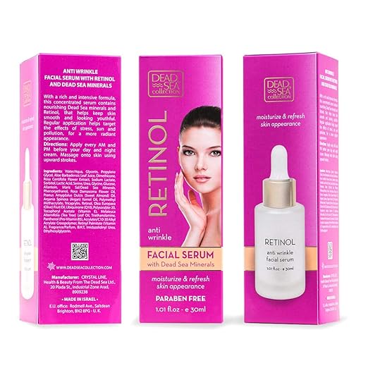 Retinol Anti Wrinkle Facial Serum with Retinol & Dead Sea Minerals by