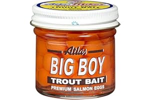 Atlas Mike's Big Boy Salmon Egg 203, 1.1 oz, Orange