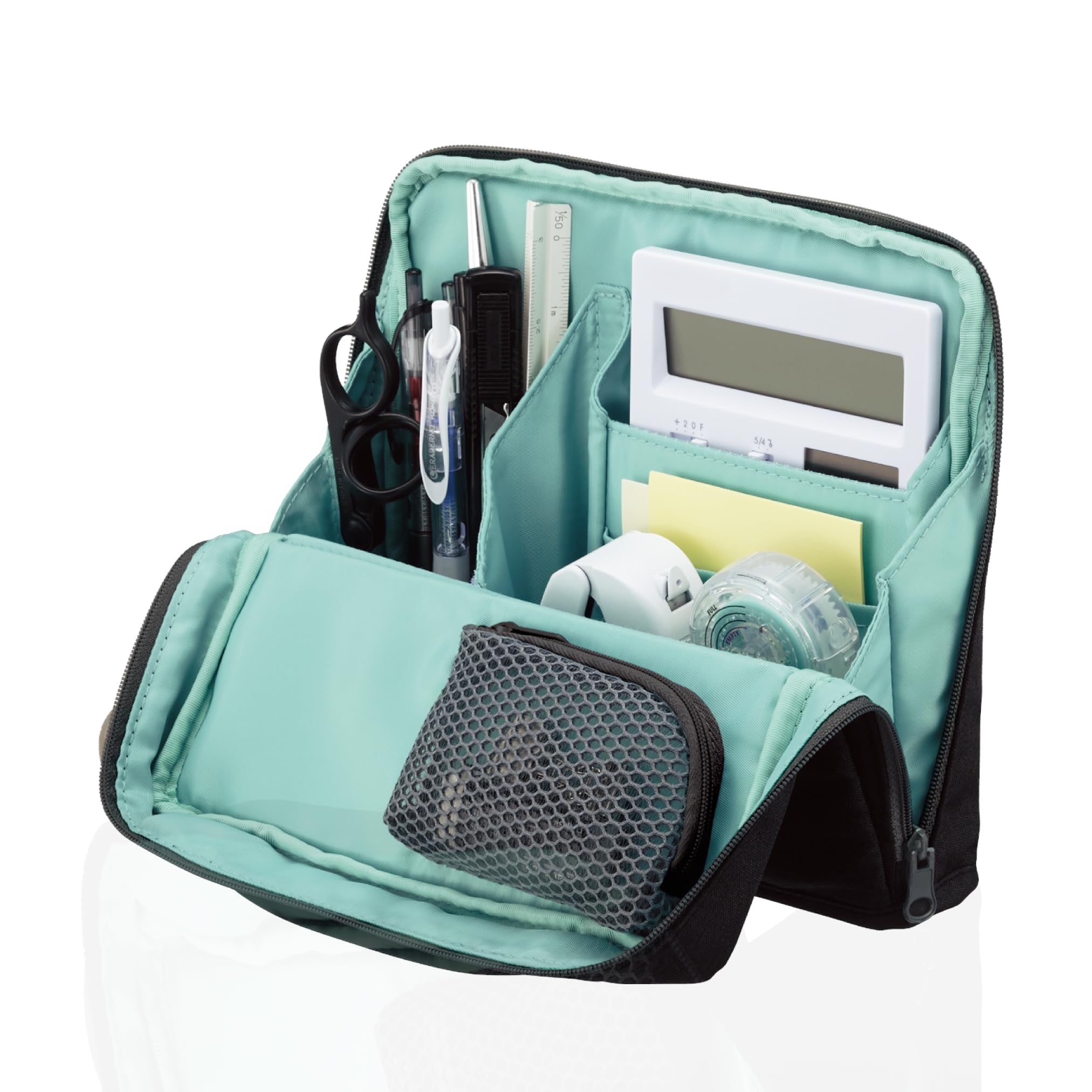 KOKUYO Haco-Biz Pouch Tool Pen Stand (Black)
