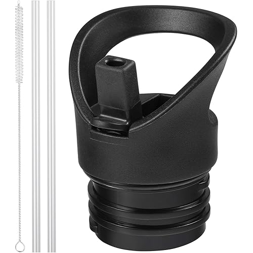 Straw Lid for Hydro Flask Standard Mouth, Lid with Straws Fits Standard Mouth Hydroflask, Sport Cap Water Bottle Accessories Top Replacement Straw Lid