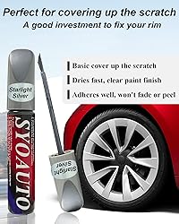 SYOAUTO Starlight Silver Rim Touch Up Paint For