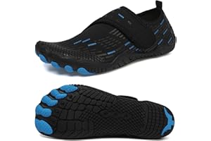 BUWTDAY Water Shoes Mens Womens Quick-Dry Barefoot Swim Beach Pool Shoes Aqua Yoga Socks for Hiking Walking Diving Surf Outdoor Water Sports