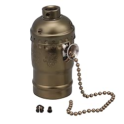 RDEXP Vintage Lamp Socket with Pull Chain AC