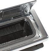 Avocet LPAFCH Affinity 12" Polished Chrome Heavy Duty Sprung Letter Plate view 5