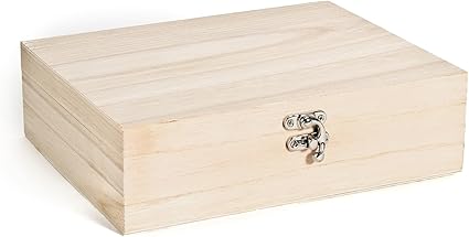 6 compartimento Plain de té de madera, o guardar para monedas ...