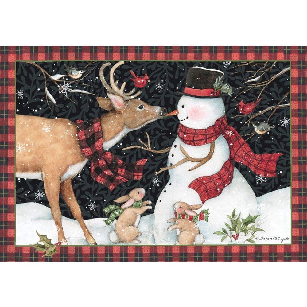 Lang Reindeer Kisses Petite Christmas Cards (2004534)