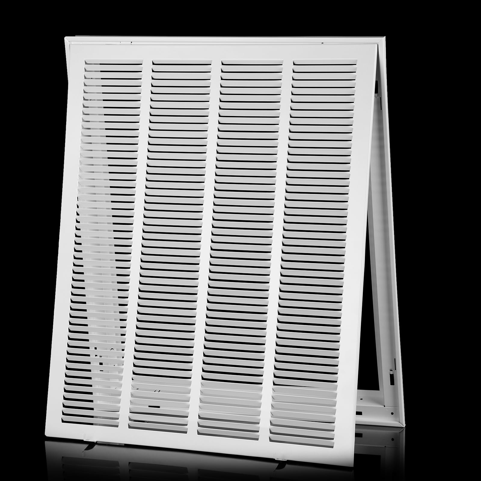 Photo 1 of 20x25 Air Return Grille [Duct Opening Size] Return Vent Cover for Wall or Ceiling,Steel Return Air Grill Removable Face/Door for 1 inch Filters (20"W x 25"H[Duct Opening])