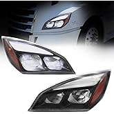 LED Headlights assembly Fit for 2018-2024 Freightliner Cascadia pair | left driver right passenger side LED headlights assembly Fit for 2018-2024 Freightliner Cascadia