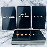 Trikendou Time Oracle Deck [Moon Will Tell You When], Time Oracle Cards for Predicting Time, Tarot Cards for Beginner