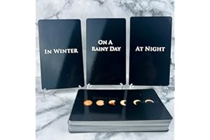 Trikendou Time Oracle Deck [Moon Will Tell You When], Time Oracle Cards for Predicting Time, Tarot Cards for Beginner