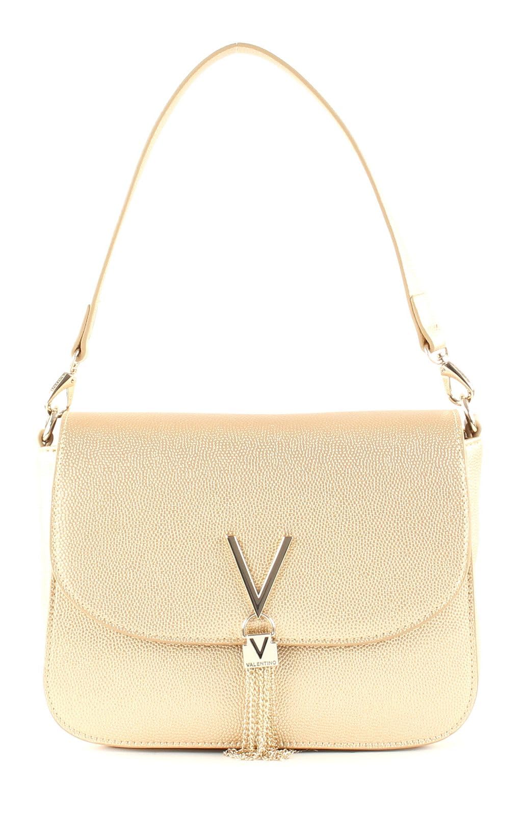 Valentino by Mario Valentino Womens Divina Satchel Gold (Oro)