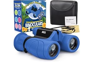 MAKINO Binoculars for Kids, Gifts for 3-12 Year Boys Girls, Compact Kids Binoculars 8x21 High-Resolution for Bird Watching, Camping, Exploration, Hiking, Hunting, Sports Events and Safari Park