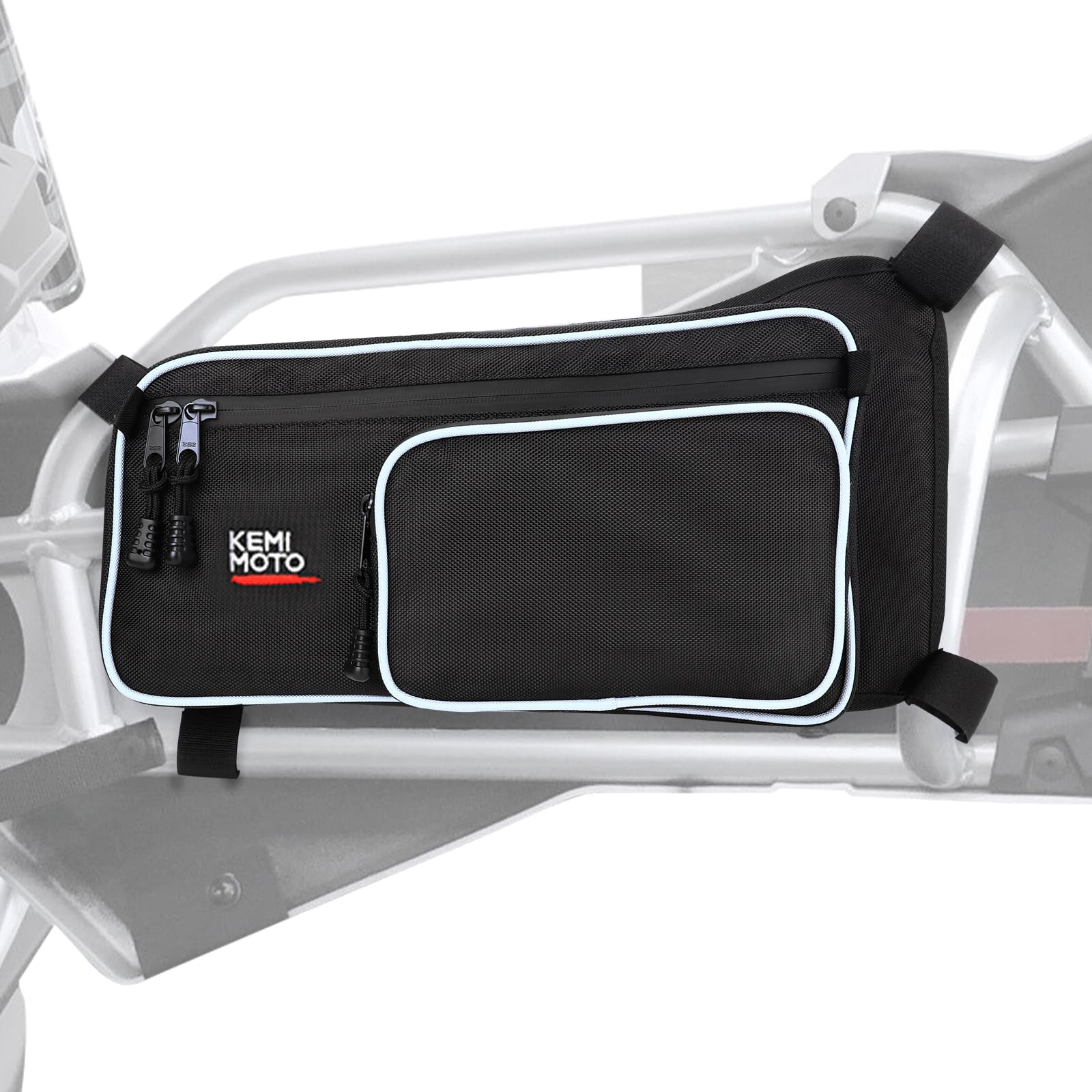 Photo 1 of KEMIMOTO X3 MAX Rear Door Bags, Door Bag Storage Tool Bag (1 Pair), Compatible with 2017-2025 Can-Am Maverick X3 MAX X RS DS MR RC Turbo R RR, White
