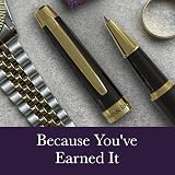 Bond & Regent Gloss Black and 24 Karat Gold Rollerball Pen Luxury Gift view 4