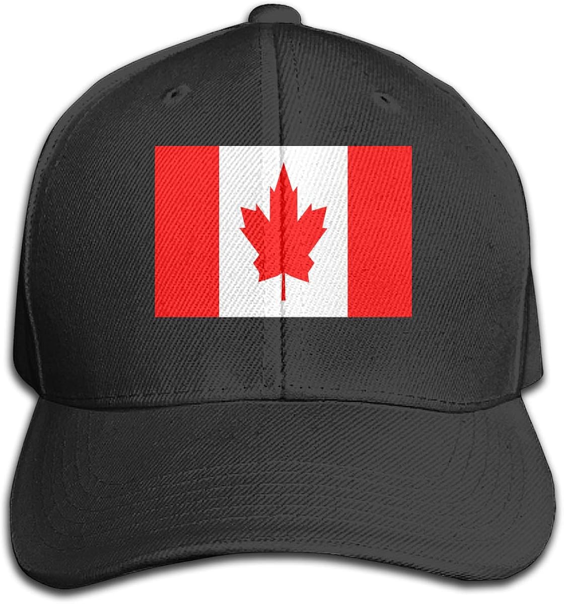 Men's Women's Baseball Caps Canada Flag Pure HipHop Snapback Cap, Cotton Hats Black at Amazon