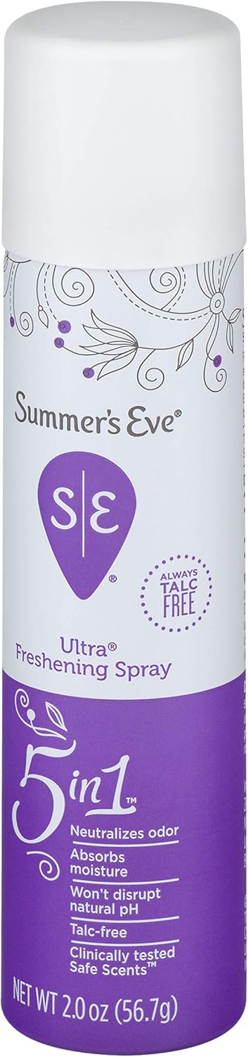 Summer's Eve Freshening Spray | Ultra | 2 oz Size | Pack of 3 | pH Balanced, Dermatologist & Gynecologist Tested: Health & Personal Care