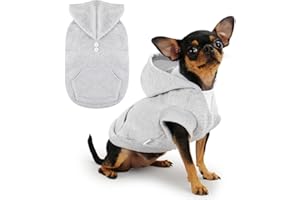 𝐍𝐄𝐖 𝐀𝐑𝐑𝐈𝐕𝐀𝐋 Frienperro Dog Clothes for Small Dogs Girl Boy, 100% Cotton Small Dog Hoodie, Chihuahua Clothes Pet Cat Winter Warm Sweatshirt Sweater, Teacup Yorkie Puppy Clothing Coat Costume