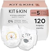 Kit & Kin Premium Nappy Pants Size 5 12-17 kg 120 Pants 6 Packs view 1