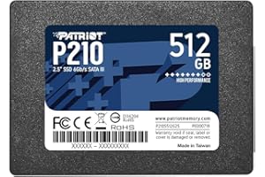 Patriot P210 SATA 3 512GB SSD 2.5 Inch
