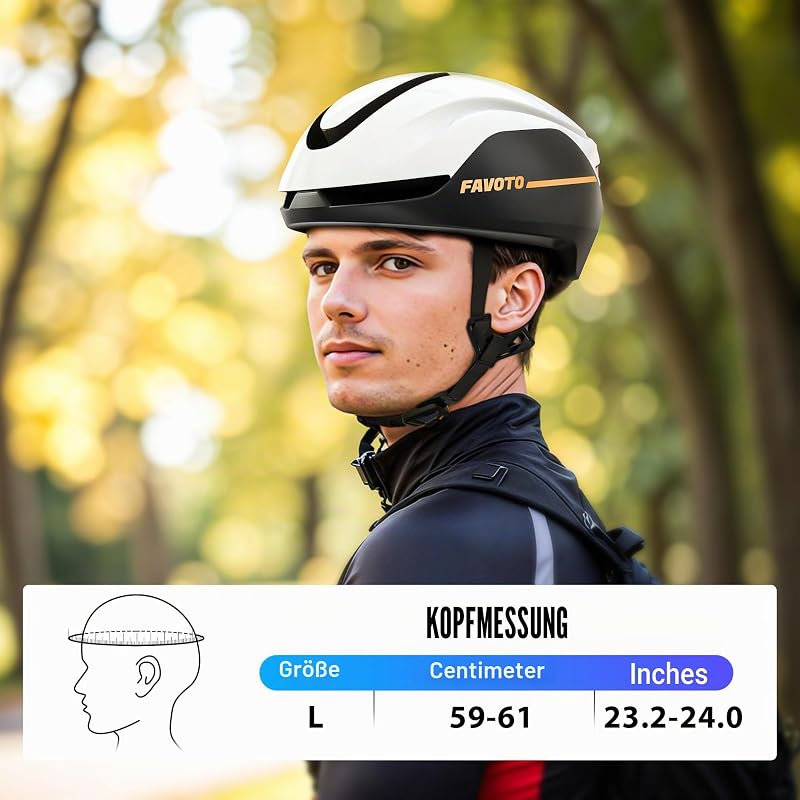 Rennradhelm Herren mit Blinker Rücklicht Fernbedienung, Schwarz-Weiß