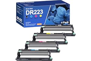 ECHALLENGE DR223 Drum Unit Replacement for Brother DR223 DR223CL DR-223 Printer Drum Work with Brother MFC-L3770CDW MFC-L3750CDW HL-L3230CDW HL-L3290CDW HL-L3210CW 4 Pack ( Black, Cyan, Magenta, Yellow )