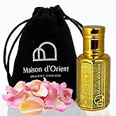 Flame Petals Perfume Oil 12 mL – Bold Floral Spicy with Orange Blossom Jasmine and Vanilla. Alcohol Free Long Lasting Oil, Compliment Magnet