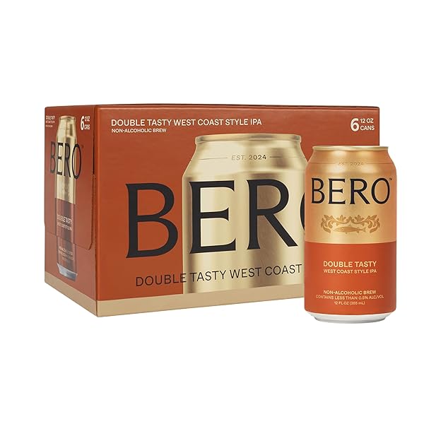 BERO DOUBLE TASTY WEST COAST STYLE IPA NON-ALCOHOLIC...