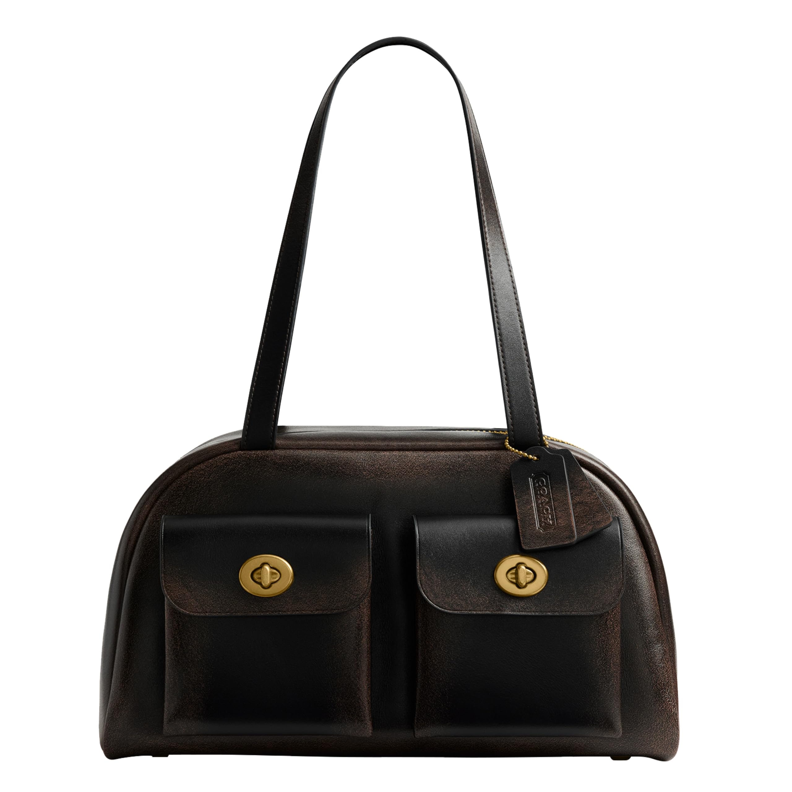 Photo 1 of Coach The Originals Loved Leather Twin Pocket Bag