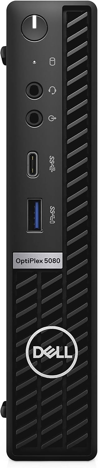 Dell OptiPlex 5080 Micro Form Factor Desktop Computer - 2.4 GHz Intel Core i5 10600T 6-Core (10th Gen) - 8GB - 256GB SSD - Windows 10 pro