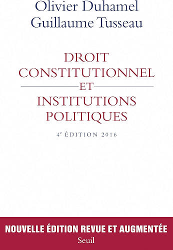 Download Droit constitutionnel et institutions politiques (H.C. essais) PDF