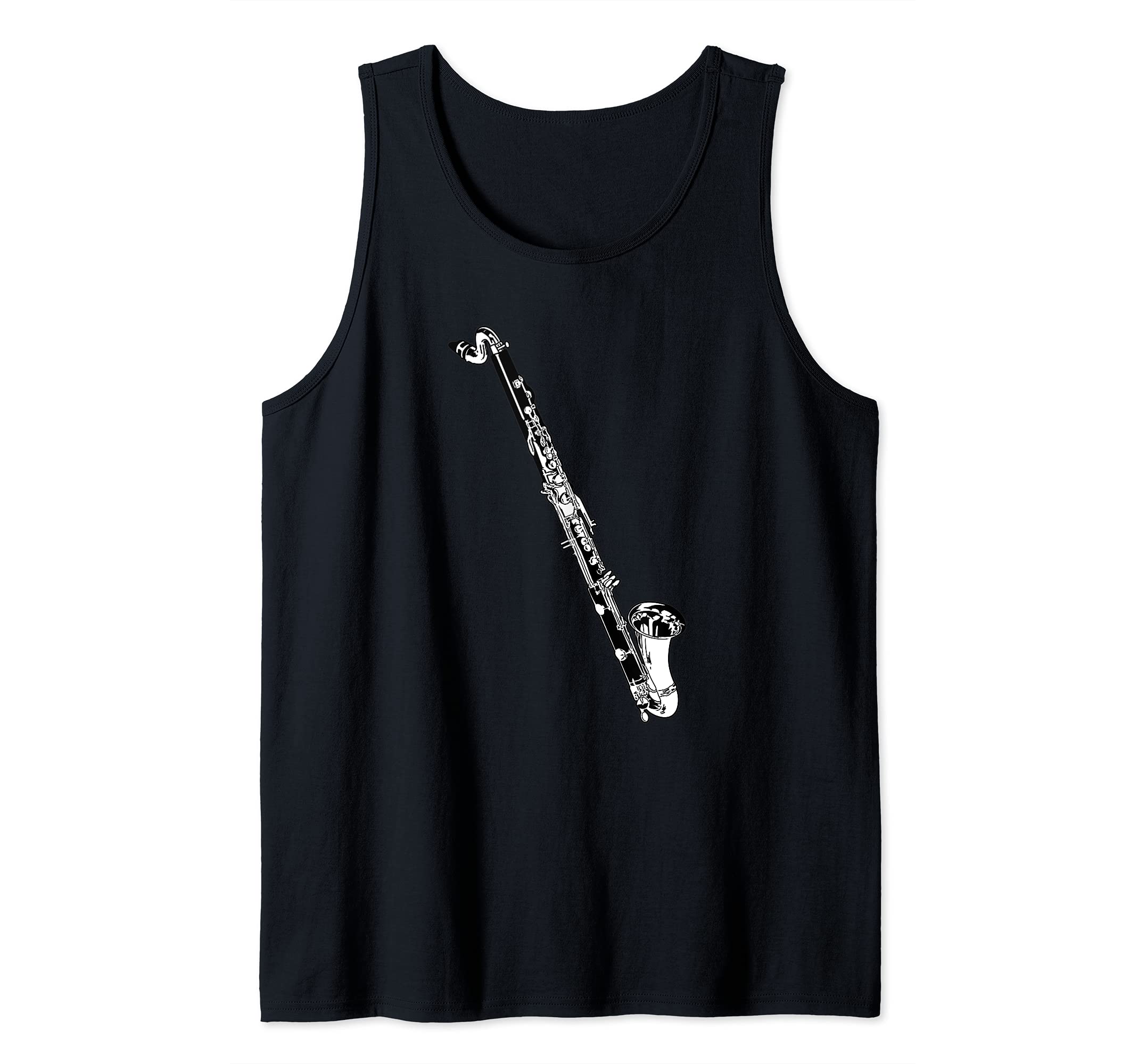 Vintage Bass Clarinet Music Big Band Retro Bass Clarinet Tank Top