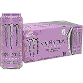 Monster Energy Ultra Wild Passion, Sugar Free Energy Drink, 16 Ounce (Pack of 15)