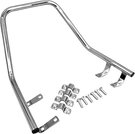 Amazon メッキ タンデムバー ジェイド250 Mc23 Jade グラブバー カスタムパーツ グラブバー 車 バイク
