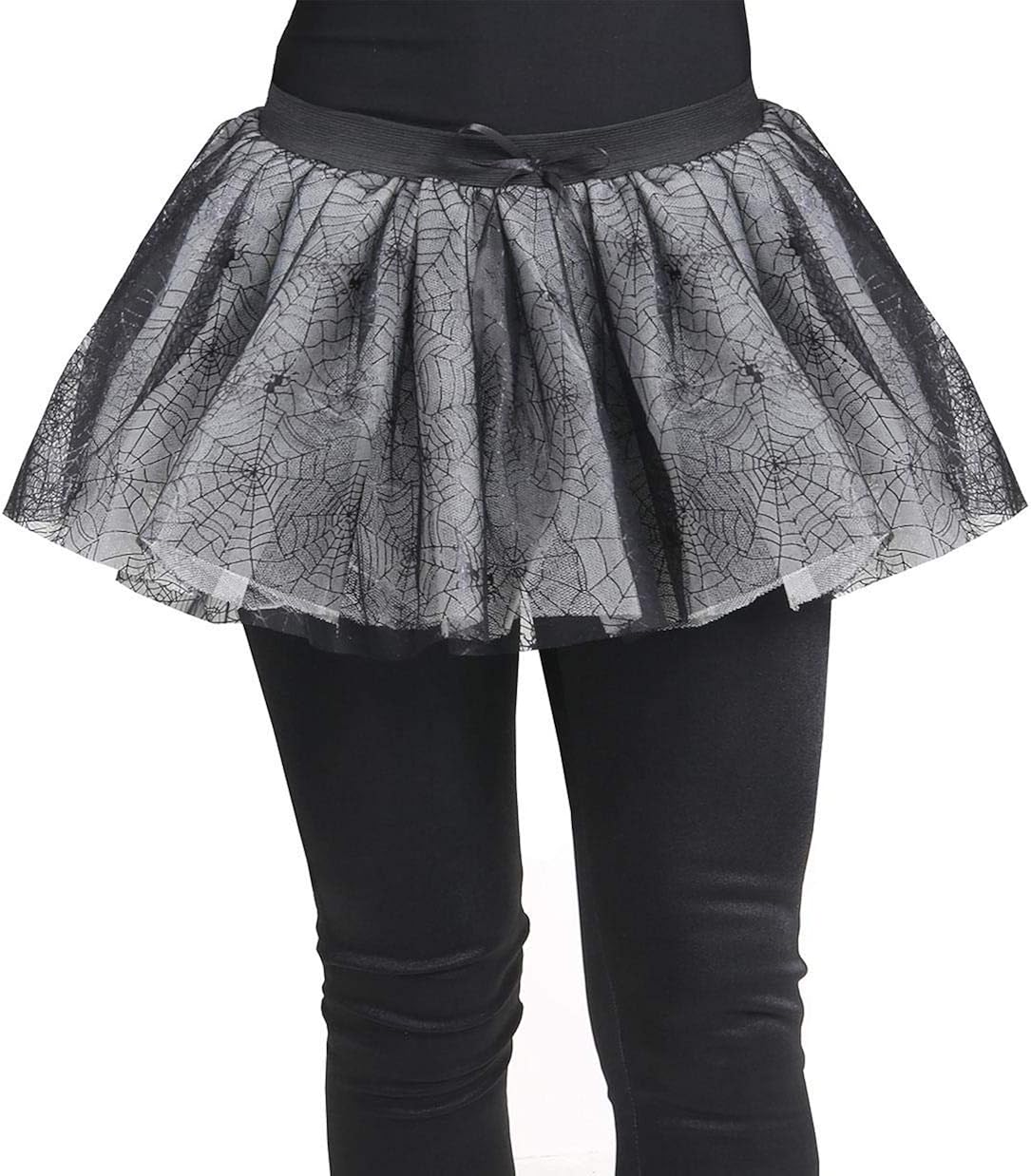 FashioN HuB Women 4 Layer Spider Skirt Ladies Halloween Party Spider  Printed Fancy Skirt