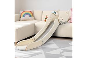 BFAZKXY Indoor Couch Slide for Toddlers 1-3, Kids Baby Toddler Slide Indoor Playset, Kids Baby Indoor Plastic Playset for Couch Sofa Stair Bed(Big)