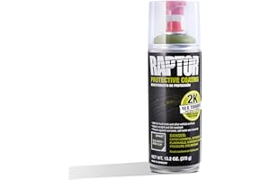 U-POL RAPTOR 2K Bedliner Aerosol, Protective Coating, Spray-On Truck Bed Liner, Impact, Scratch & UV Resistant, Olive Green, 13.2 oz