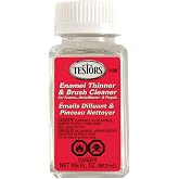 Testors Enamel Thinner and Brush Cleaner | Maintains Brushes, Paint Consistency Support, Cleanup Solution, Hobby Use, 1.75 Oz