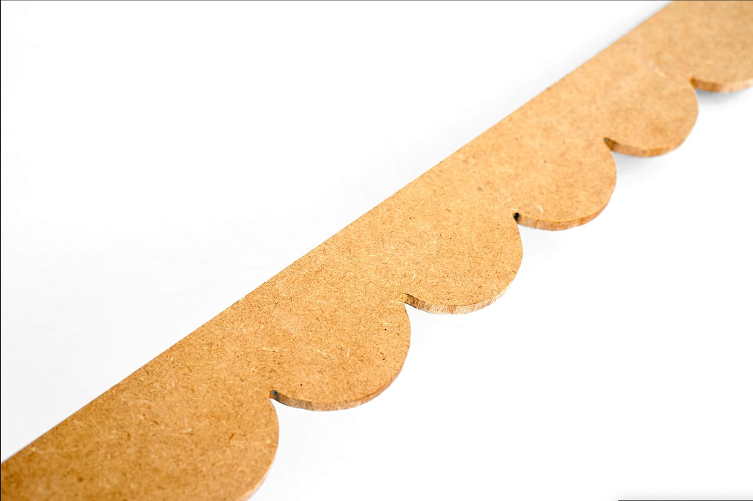 Camilla Hampton Interiors Decorative Scalloped Wood Edging .95m Trim