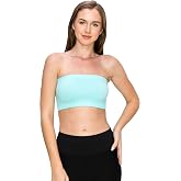 Kurve Seamless Bandeau Tube top - UV Protective Fabric, Rated UPF 50+ (Non-Padded) -Made in USA-