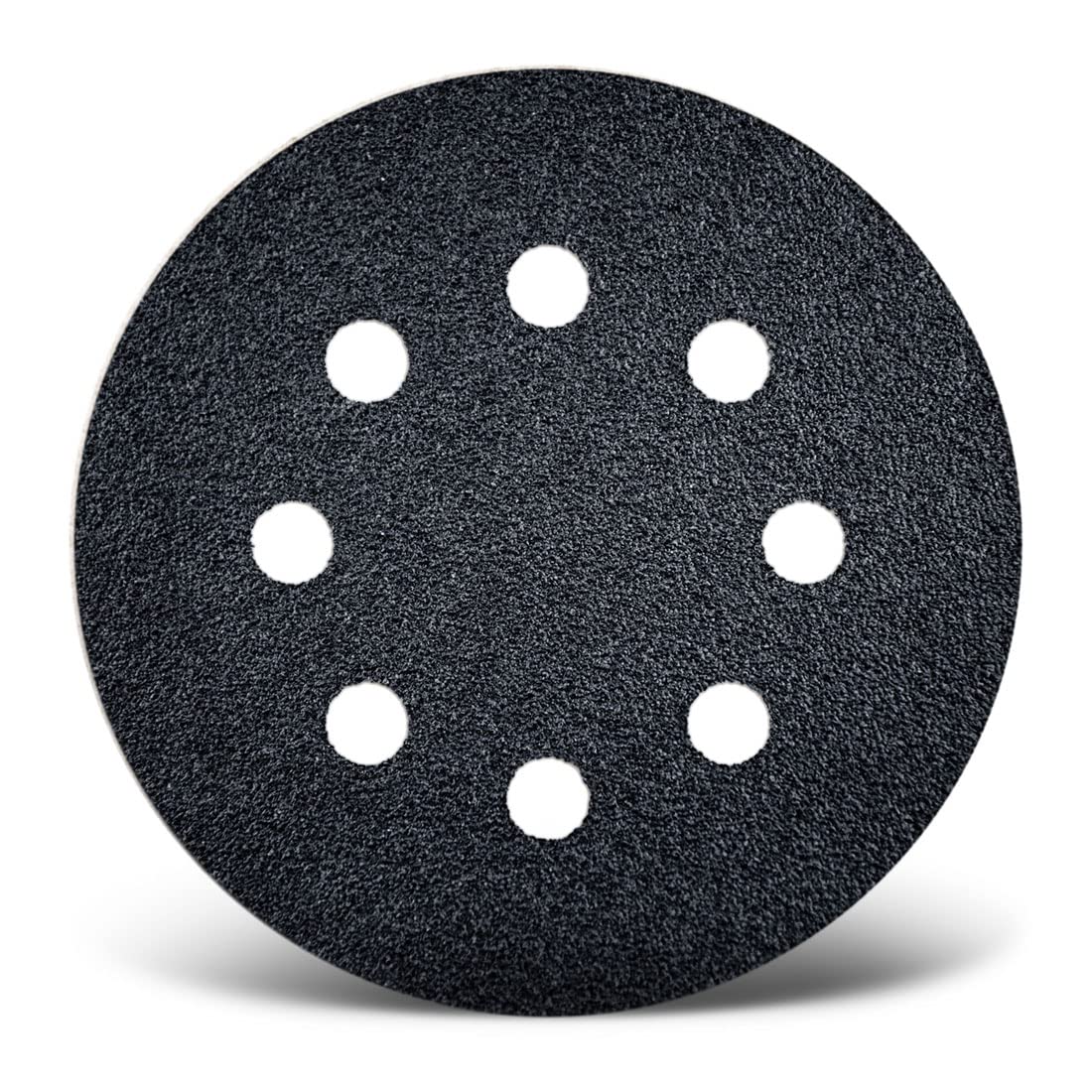 MENZER BLACK Hook & Loop Sanding Discs, 125 mm, 8 Holes, f. Random Orbital Sanders, Silicon carbide (PU 50) G100