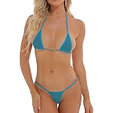 Oneheekini Women Micro Bikini Extreme 2Pcs Mini Swimsuits Hot Mesh See Through Bathing Suits