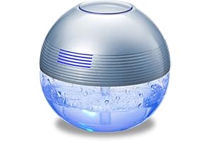 UROMA Water Based Air Revitalizer Purifier Odor Remover Humidifier Aromatherapy Air Cleaner (Silver)