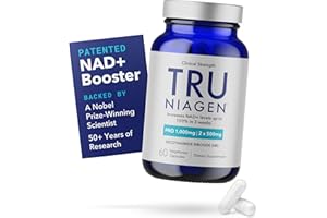 TRU NIAGEN PRO NAD+ Supplement for Anti Aging and Cell Regeneration, 2 x 500mg Patented Niagen, 30 Servings | Supports Cellular Energy | Nicotinamide Riboside (NR) Daily Supplements for Men and Women